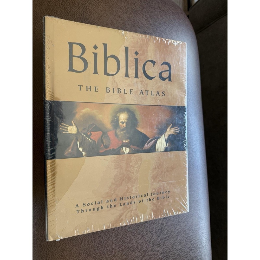 NEW SEALED Biblica: The Bible Atlas Hardcover English Nonfiction Bible Atlas